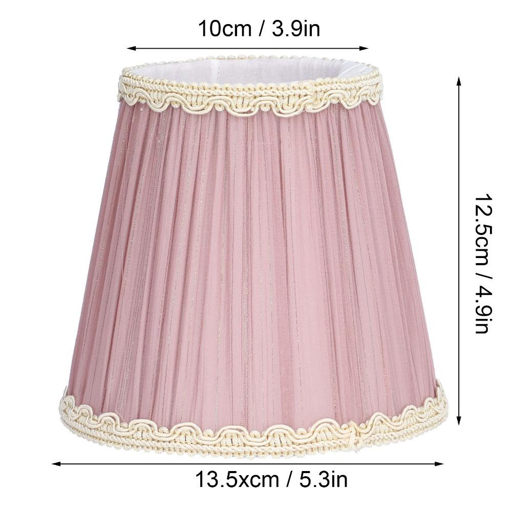 

3PCS 5.1 inch Height Lamp Cover Fabric Small Lamp Shades Simple Chandelier Lamp Shades Wall Lamp фіолетовий