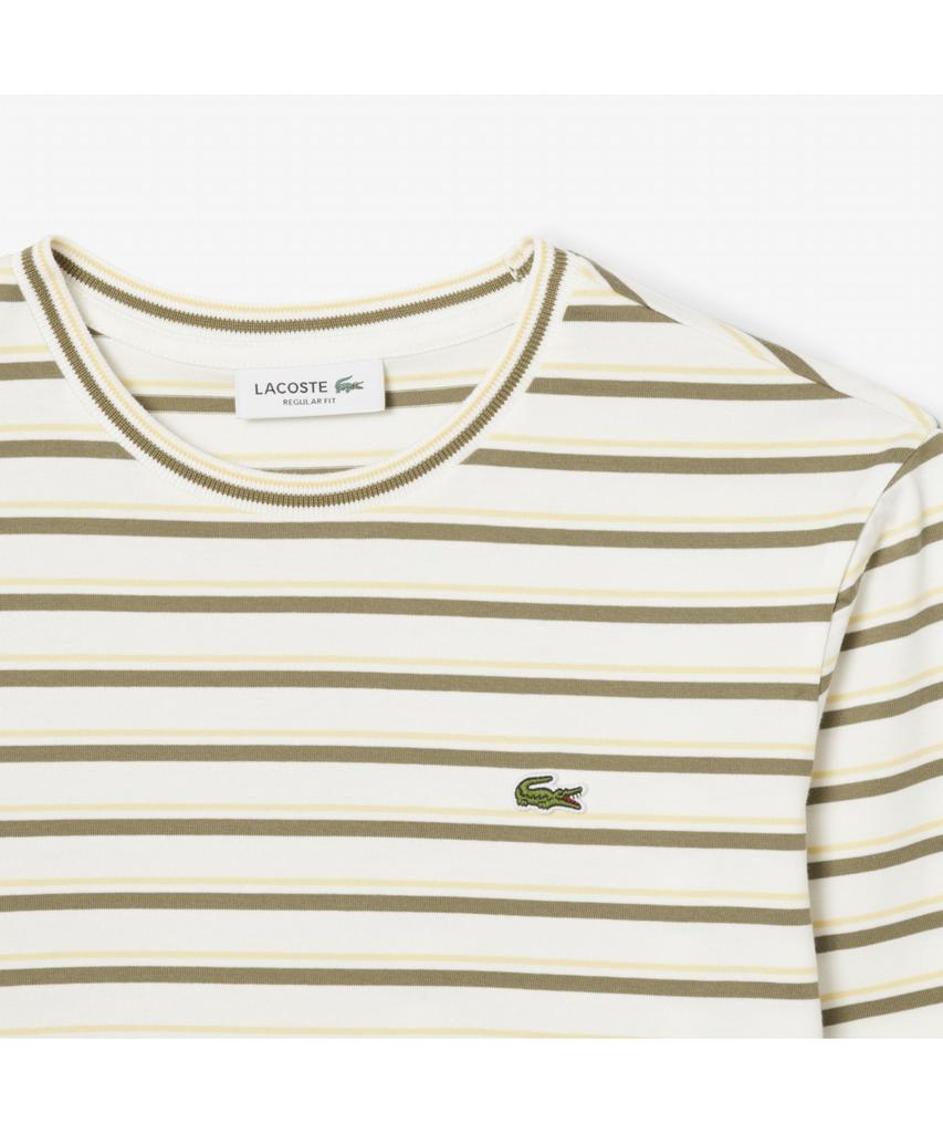 LACOSTE Women'S Multi-Stripe Long Sleeve T-Shirt Tf7573-55N Ai6