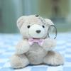Niedlicher Teddybär Plüschtier Schlüsselanhänger Entzückender Cartoon Bär Anhänger zum Aufhängen für Taschen und Schlüssel