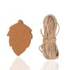 Christmas Creative DIY Leaves Tags Retro Blank Kraft Paper Maple and Leaf Shape Handmade Hang Tag