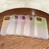 Ultra Thin Phone Case For iPhone iPhone 12 13 14 15 16 Pro Max Plus Transparent Gradient Matte Bumper Back Cases Cover
