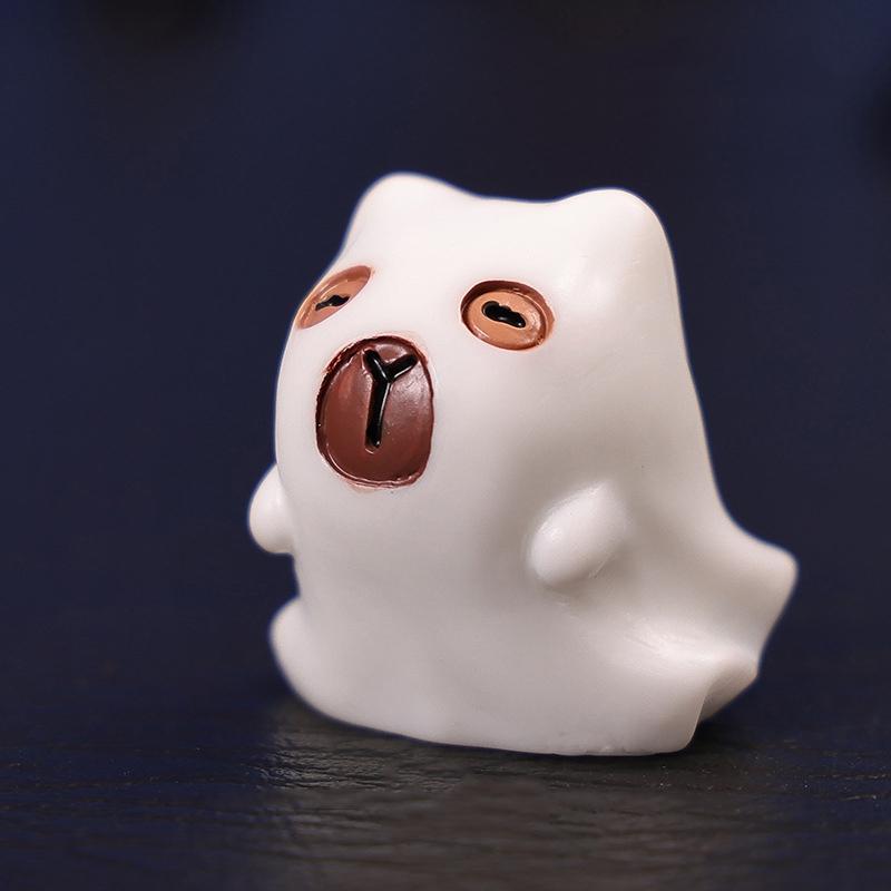 Capibara Statue Ornament Halloween Decoration Desk Accessorie Office Accessorie Capybara Accessorie Party Guests Gift