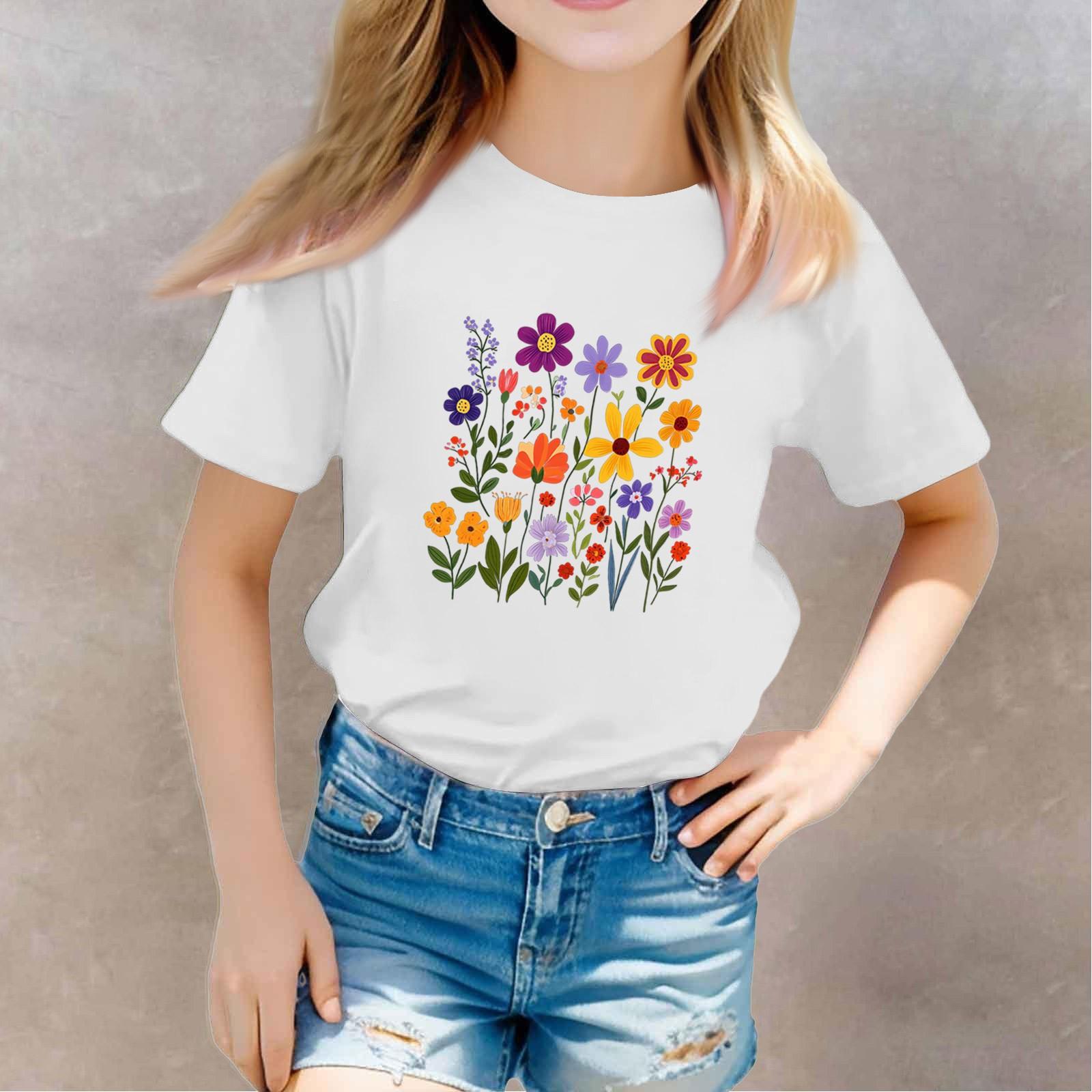 

Футболки для малышей, девочек и мальчиков, детские футболки с короткими рукавами и принтом для мальчиков и девочек 160 белый