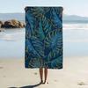 Tropical Plant Pattern Beach Towel Cartoon Cute Summer Kids Large Bath Pool Beach Towel Microfiber Absorbent For Swimming Travel