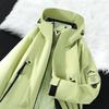 Big Brand Women's Blue 3-in-1 Jacket - Spring/Autumn 2026, Windproof & Waterproof Mountaineering Outerwear