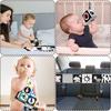 HappyKidsClub Black and White Sensory Toys, Baby Toys 0-6 Months Sensory Toys for Babies 0-3 Months Baby Essentials for Newborn Toys Sensory Soft Book