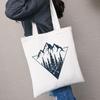 Fashion Women Shopper Bags Dark Forest Print Canvas Bag Handbag Messenger Eco Large Shoulder Bags Women Aesthetic Beach Bag