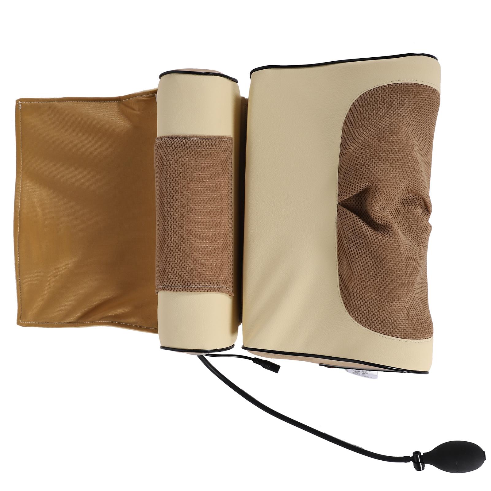 

Электрическая подушка для массажа спины и шеи, массажер для снятия боли в мышцах и спине, вилка 100‑240 В, Великобритания UK PLUG