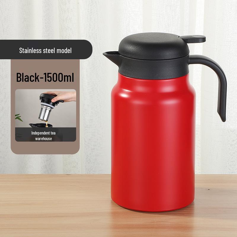 Large Capacity 304 Stainless Steel Insulated Tea Infuser Kettle for Home and Office