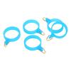5PCS with Rubber Circle Bait Hook Holder High Elastic Fishing Hook Holder  for Outdoor Fishing