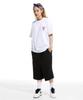 CREAM SODA LAB Lab Gray Surfer Small Logo Short Sleeve T-Shirt White Pink