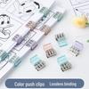 Newcomer Offer: Candy Color Anti-Curling Push-Pull Clip for Test Paper