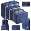 8-Piece Travel Clothing Storage Bag Set