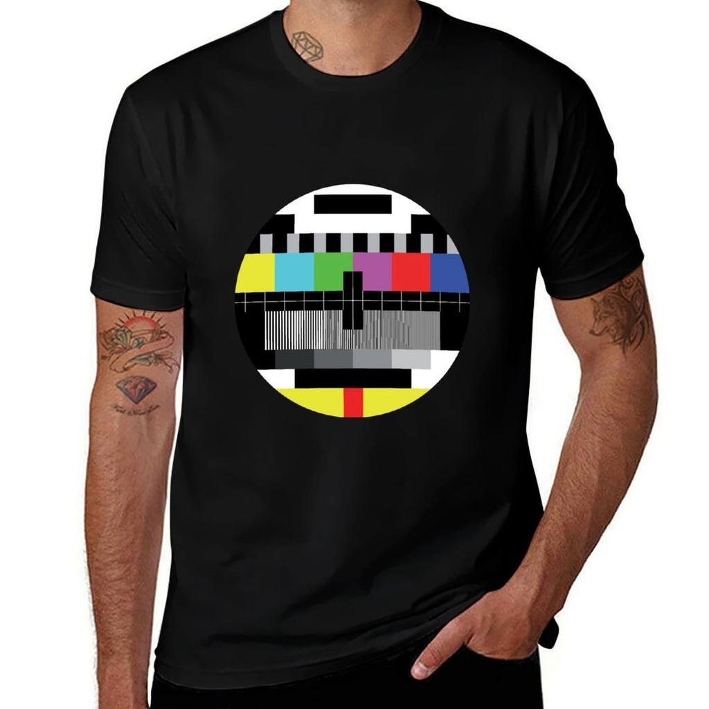 Mire - Testcard T-Shirt T Shirt Man Cotton Cotton T Shirt Man T-Shirt