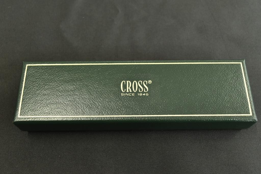 Vintage Cross Classic Century Medallist Ballpoint Pen Silver Gold Trim USA