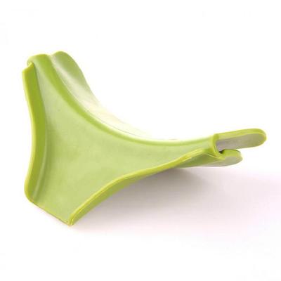 Utensílios de cozinha funil de silicone ferramentas anti-derramamento funil de sopa de água potes e panelas borda redonda