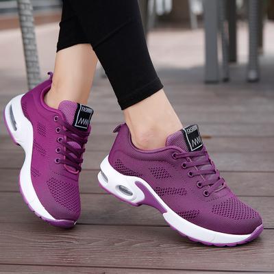 Air Cushion Shoes Casual Running Shoes Flying Woven Sports Shoes Students Net Cloth Women's Shoes