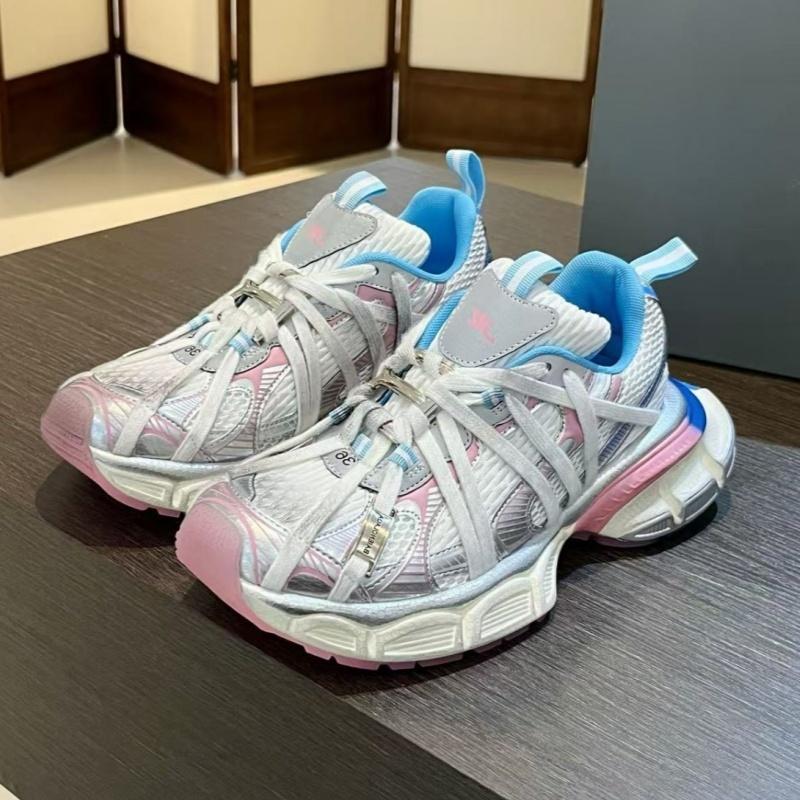 Ležérní boty Stříbrné Pár Tátovy boty 2025 Nové Dámské boty Síťované tenisky Dámské Podzim Hvězda Stejný styl Plochá Sportovní Protiskluzová