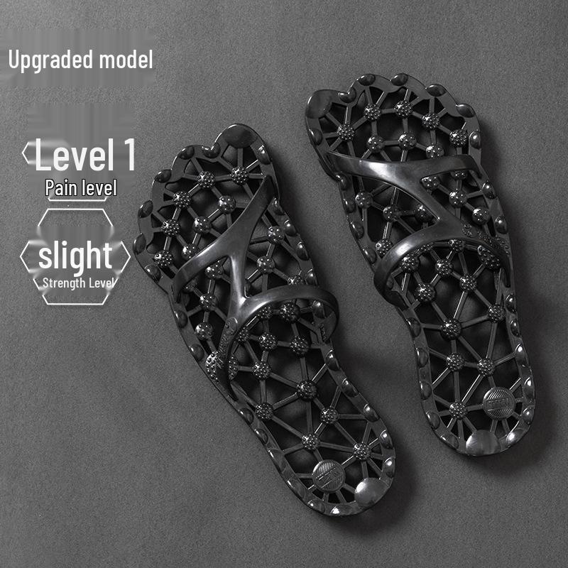 Women's Summer Plantar Acupressure Massage Slippers - PVC Health Shoes
