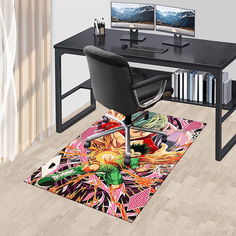 

1pc My Hero Academia Bakugo Katsuki, Office Chair Mat Non-Slip Carpet for Home Decor, Living Room, Bedroom, Game Room, Dormitory, Birthday Gift, All S 60cm by 90cm