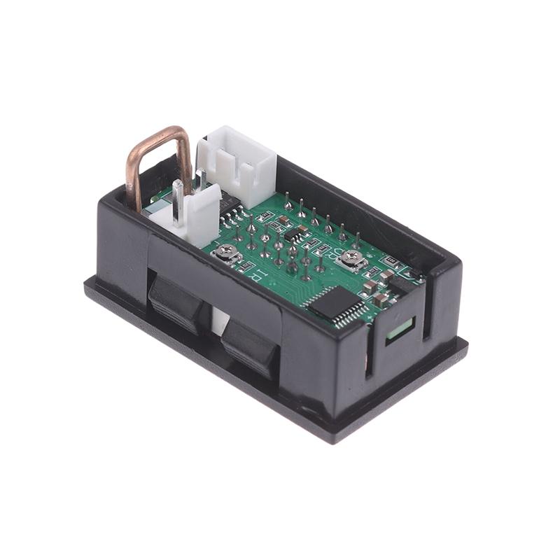 4 Digit 5 Wire Mini Digital Voltmeter Ammeter Dc 100V 10A Voltmeter Ammeter Dual Led Display