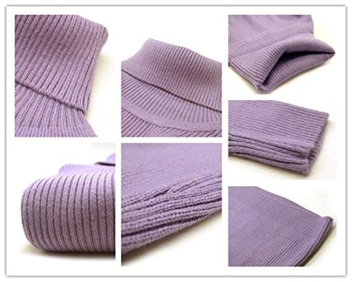 Macoking Turtleneck Knit Cashmere Solid Perfect for Fall and Size M Women's Sweater, Stretch, Cute, Color, Thick, Warm, Soft, Winter, Red,