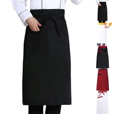 Koch-Arbeitsschürze, Halbschnitt-Arbeitsschürze, Restaurant-Café-Kellner-Arbeitsschürze