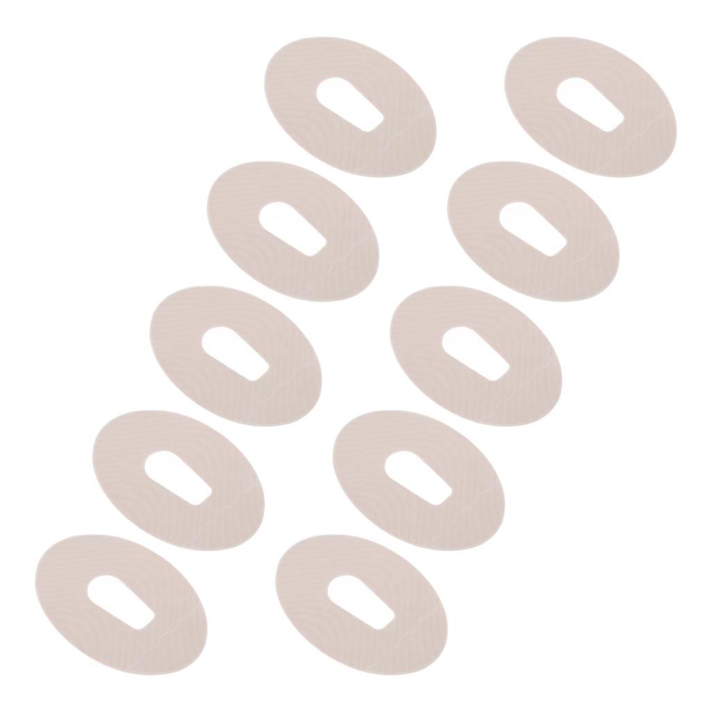 10PCS CGM Sensor Patches Waterproof Sweatproof Comfortable Black Continuous Glucose Monitor Sensor Cover Skin Color