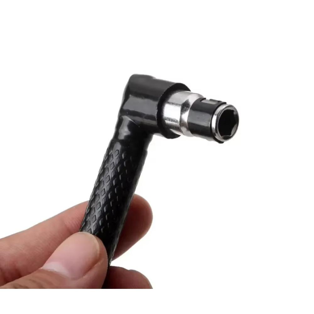 Mini Double-ended L-Socket Wrench 6.35mm 90° Right Angle Screwdriver Driver Bit Joiner Handle Utility Tool Set Home Maintenance
