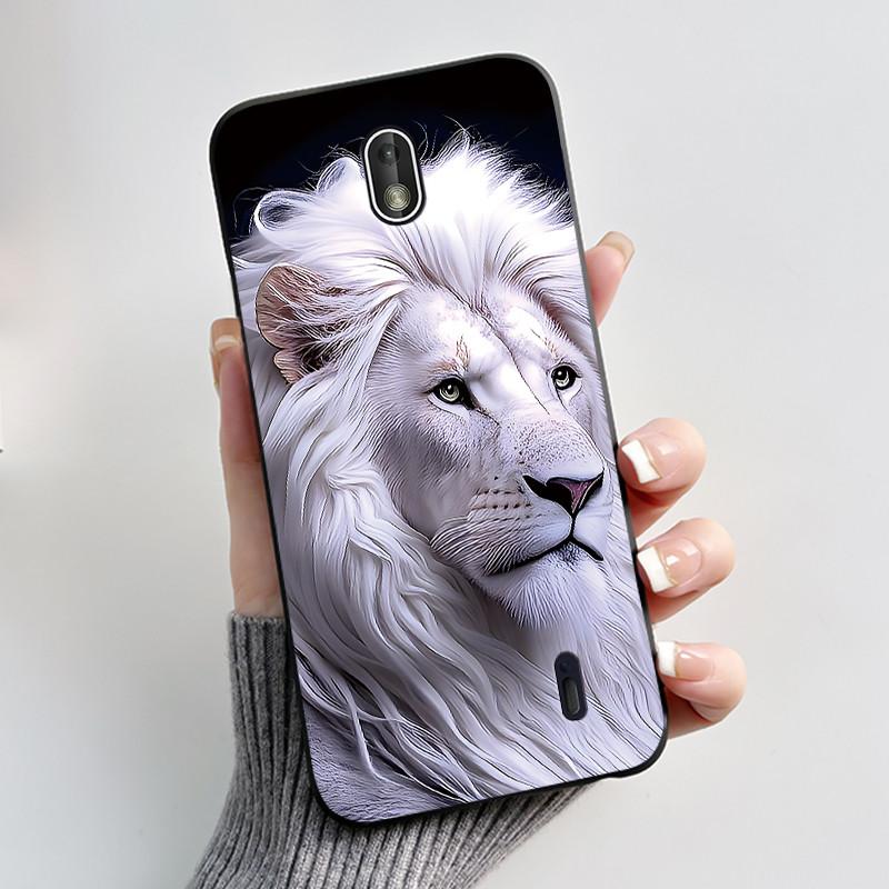 Matte Soft TPU Case For Nokia 1 Plus 2 2.1 2.2 Phone Case Luxury Cute Love Rabbit Funny Cat Black Silicone Ultra Thin Back Cover