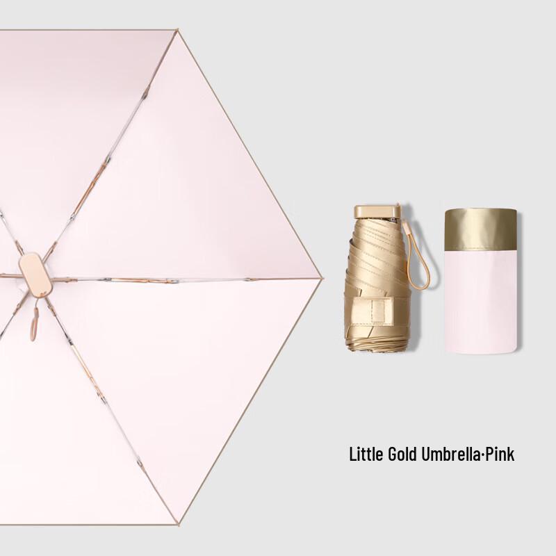 Мини-портативный плоский пятискладной солнцезащитный зонт