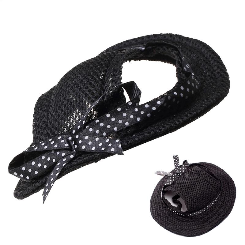 Outdoor Sun Protection Hood For Dogs Canvas Adjustable Drawstring Visor Hat Comfortable Dog Sunbonnet With Ear Holes For Running