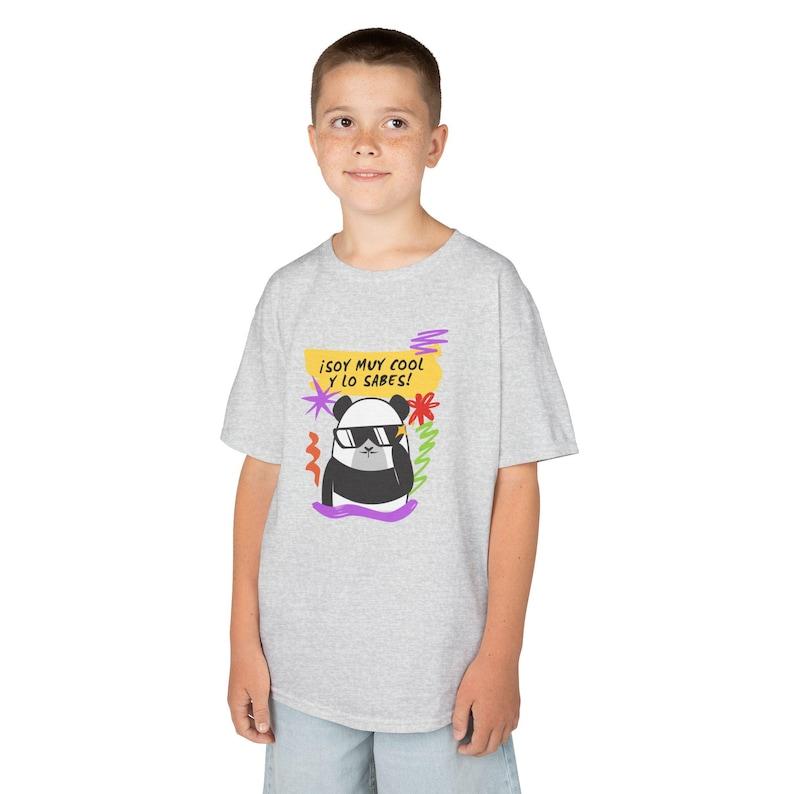 Kids Panda T-Shirt – ¡Soy Muy y Lo Sabes! Graphic Tee 100