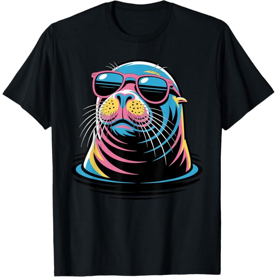 

Костюм морского льва для мужчин и женщин, футболка для любителей морских львов(1) XXXXXL чёрный