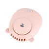 Electric Fan Hanging Neck Portable Mini Fan with 3?Gear Wind Speed USB Charging for SummerPink