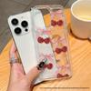 Pink Bow Cherry iPhone Case for iPhone 17/16/15 Pro Max & 11/12/13/14