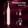 Women's Vibrating Wand Massager - 10 Speeds G-Spot Clitoral Stimulator, Waterproof Silicone Sex Toy for Adults
