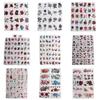 3D Butterfly Men Women Tattoo Decals Fake Tattoo Flowers Temporary Tattoo Body Art Stickers
