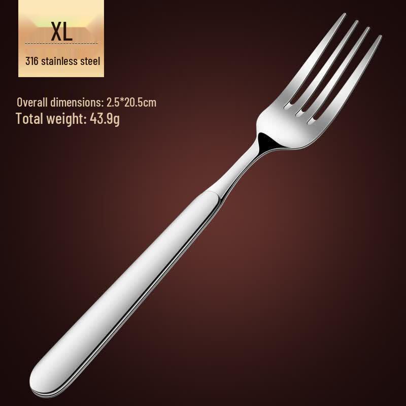 QIWAI 316 Stainless Steel Dining Fork