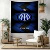 Inter Milan Wall Decor Tapestry Art For Pet Memorial Birthdaywedding Party Backdrop Family Gift