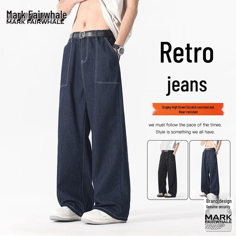 Mark Fairwhale Men's American Retro Straight Leg Jeans