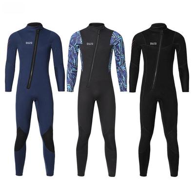 OUZO Men's 3mm Thick Long-Sleeve Diving & Snorkeling Wetsuit for Cold Waters