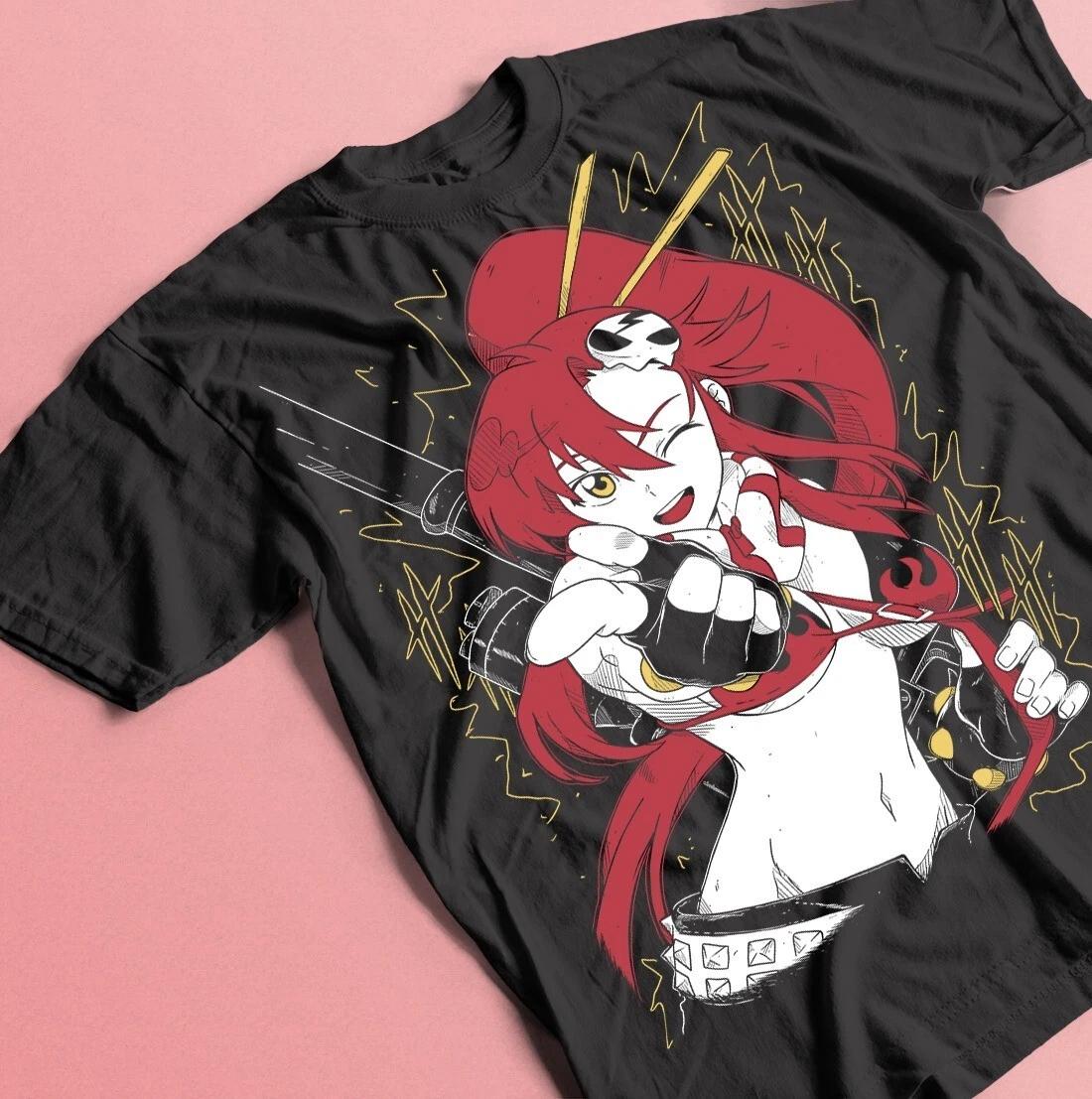 

Подарочная футболка с аниме, футболка Yoko Tengen Toppa, рубашка Gurren Lagann Kamina 2XL