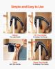 VEVOR Plywood Carrier, 90.7 Kg Single Clamp Capacity, 2 Pack Adjustable Drywall Carrying Tool for 0-25.4 Mm Thickness Boards