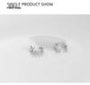 Banyan Tree S925 Silver Crown Ear Clip - No Piercing, Trendy Cold French Style for Women