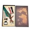 Retro Feather Pen Mechanical Feather Pen Steampunk Dip Pen Qixi Festival Gift Box Set Gift