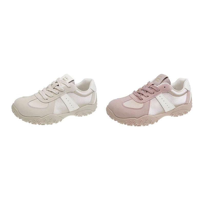 Fashion soft-soled ballet training shoes women's Korean version niche inner height-increasing Forrest Gump shoes versatile platform sports and leis