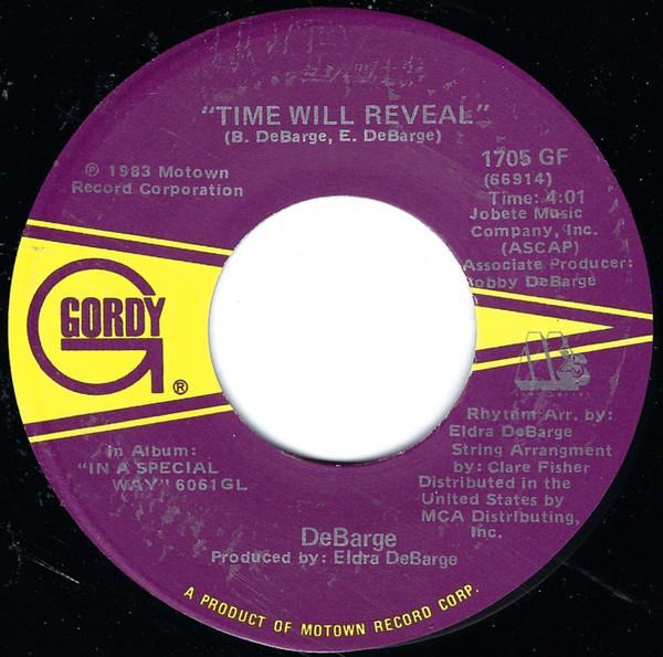

7inch Record DEBARGE - Time Will Reveal / I ll Never Fall 1705GF GORDY 1983 US Soul/Funk Used