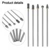 Milling Cutters Rotary Tools Set Solid Carbide Burrs High Abrasion Resistance