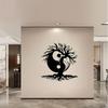 Yin Yang Tree of Life Metal Wall Art Iron Home Decor Spiritual Gift for Housewarming Birthday Valentine